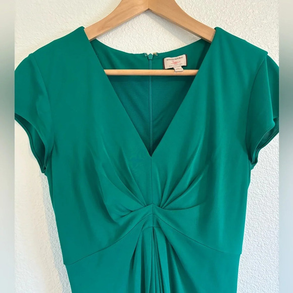 Banana Republic Issa London Collection Dress Size 6 Emerald Green | Cocktail - Picture 2 of 6
